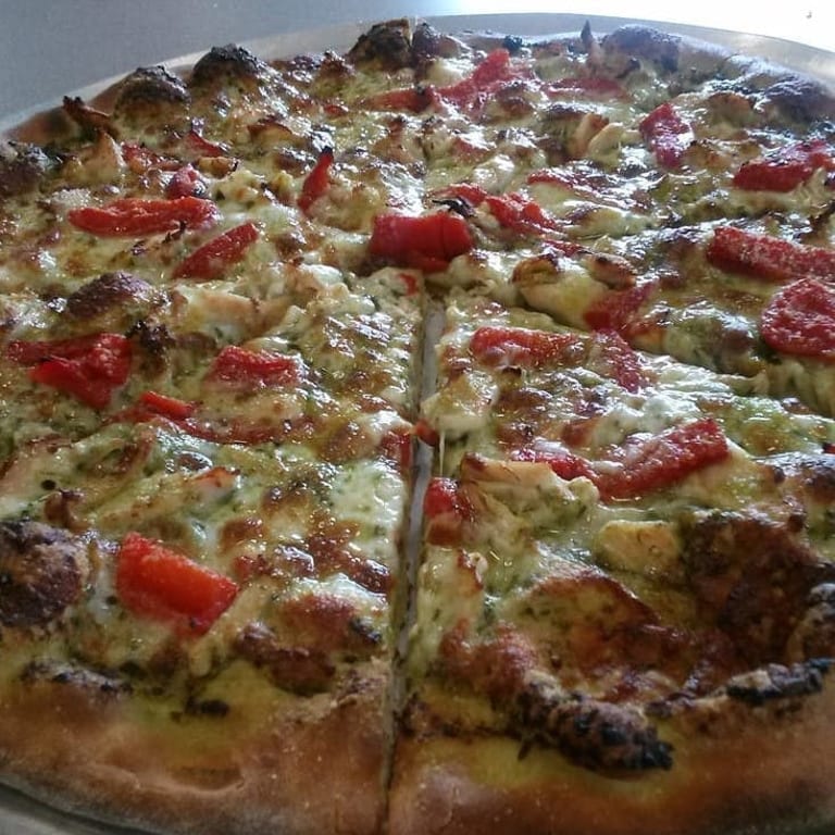 Delicious Pesto Pizza Awaits