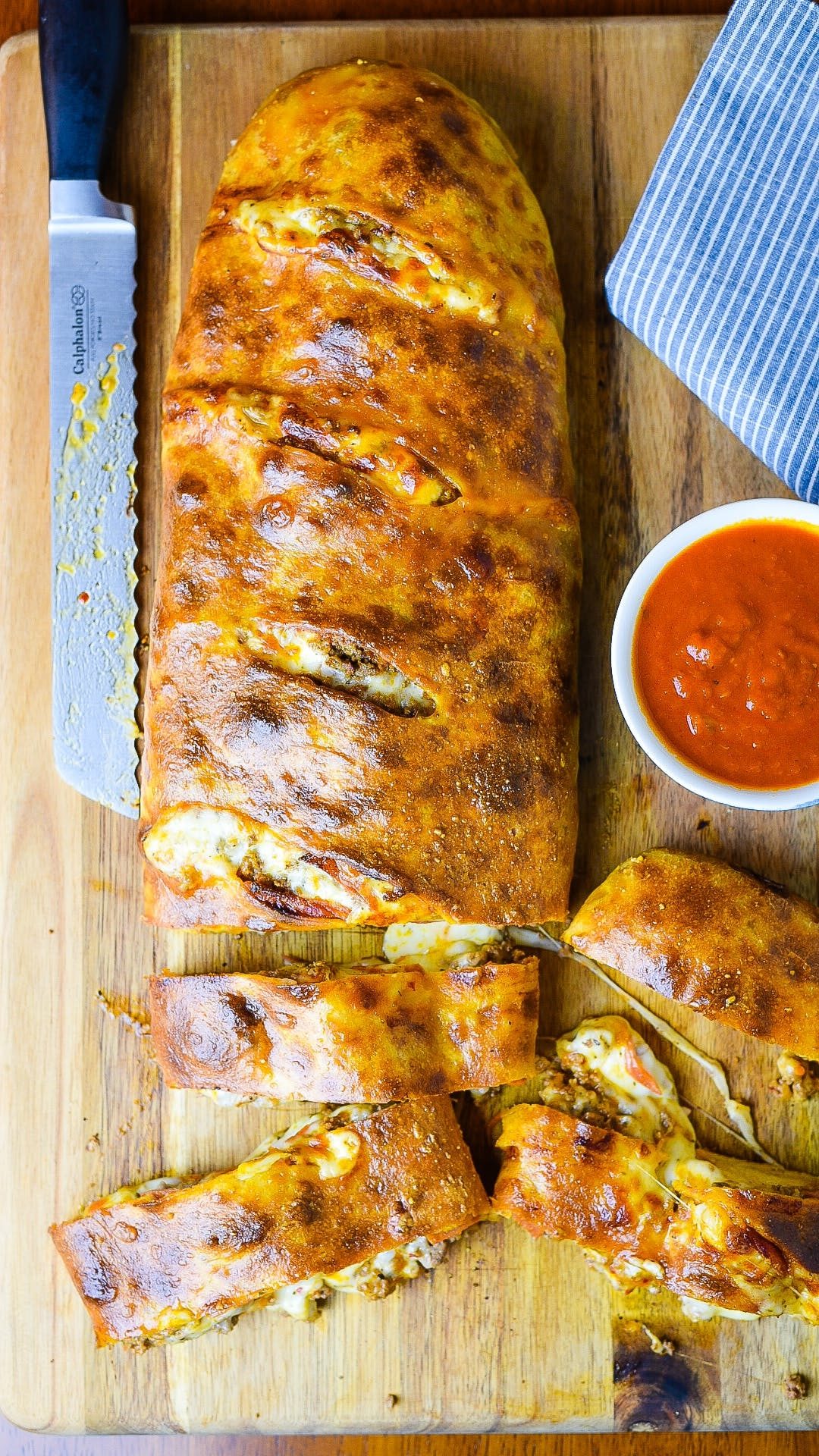 Steak Stromboli.