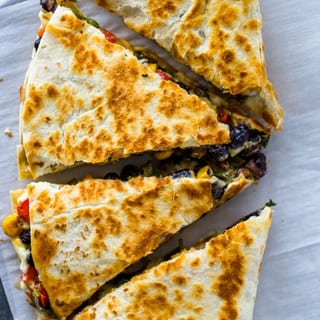 One Veggie Quesadilla & French Fries Lunch