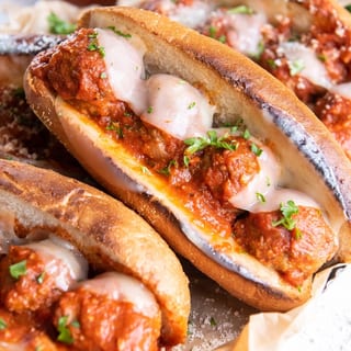 Meatball Parmigiana Sub