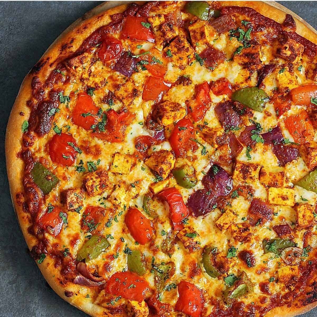 Paneer Spicy Pizza.