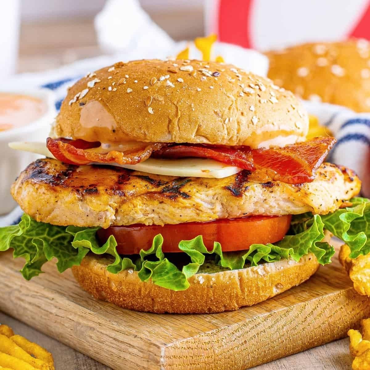 Italian Grilled Chicken Sandwich.